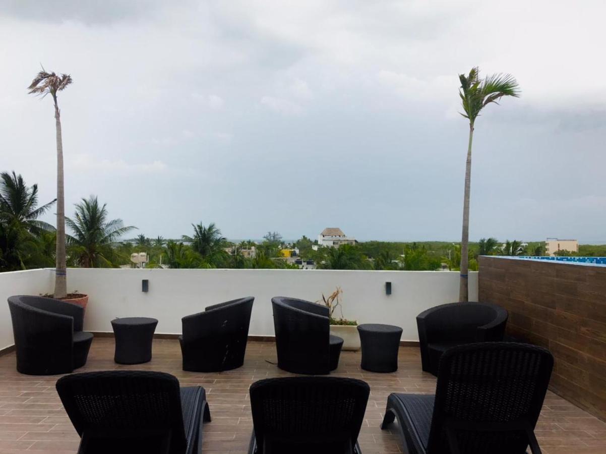 Hotel Mayari Holbox Екстер'єр фото Rooftop view of the hotel